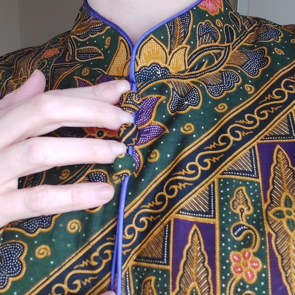 Cotton batik-style jacket - Picture 4 of 11